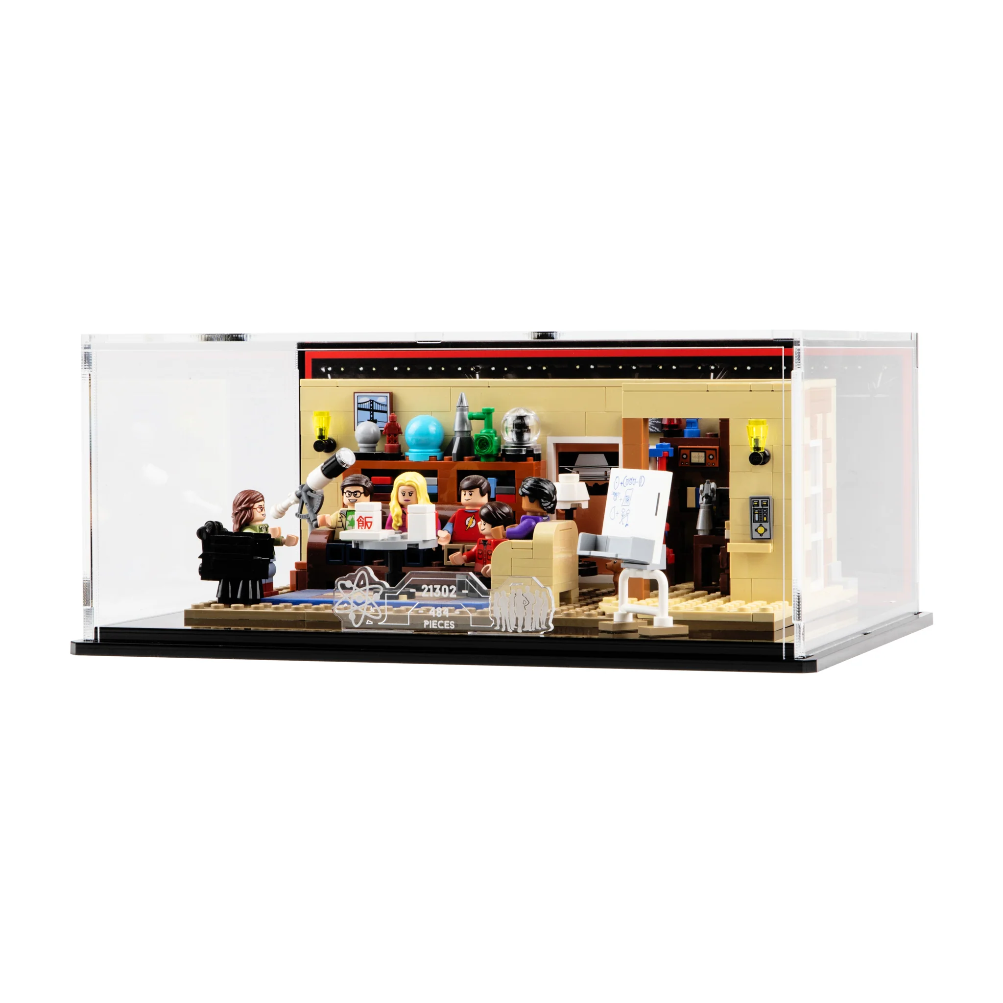 Display Case for LEGO® Ideas: The Big Bang Theory (21302)