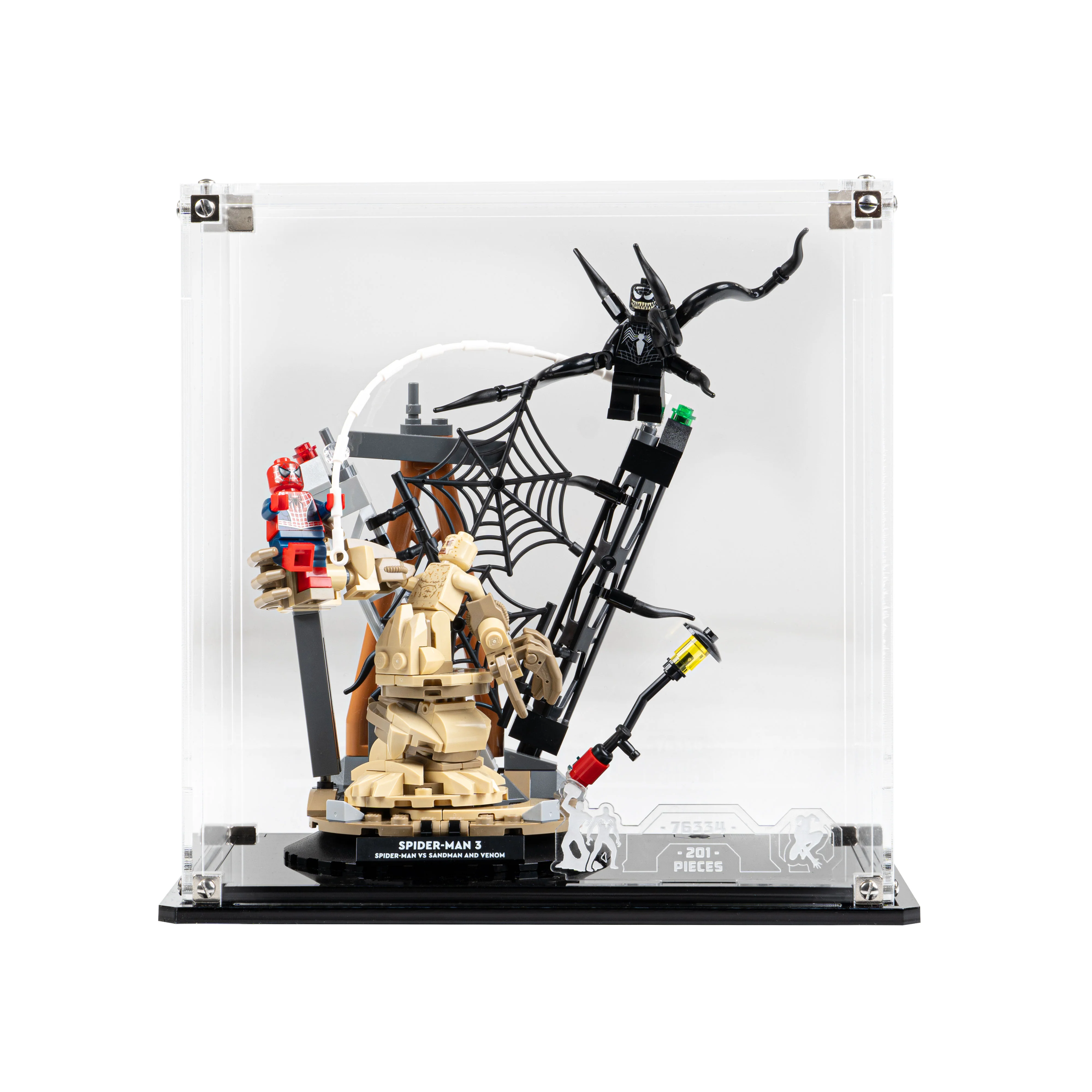 Display Case for LEGOĀ® Marvel: Epic Battle: Spider-Man vs. Sandman (76334) - Image 5