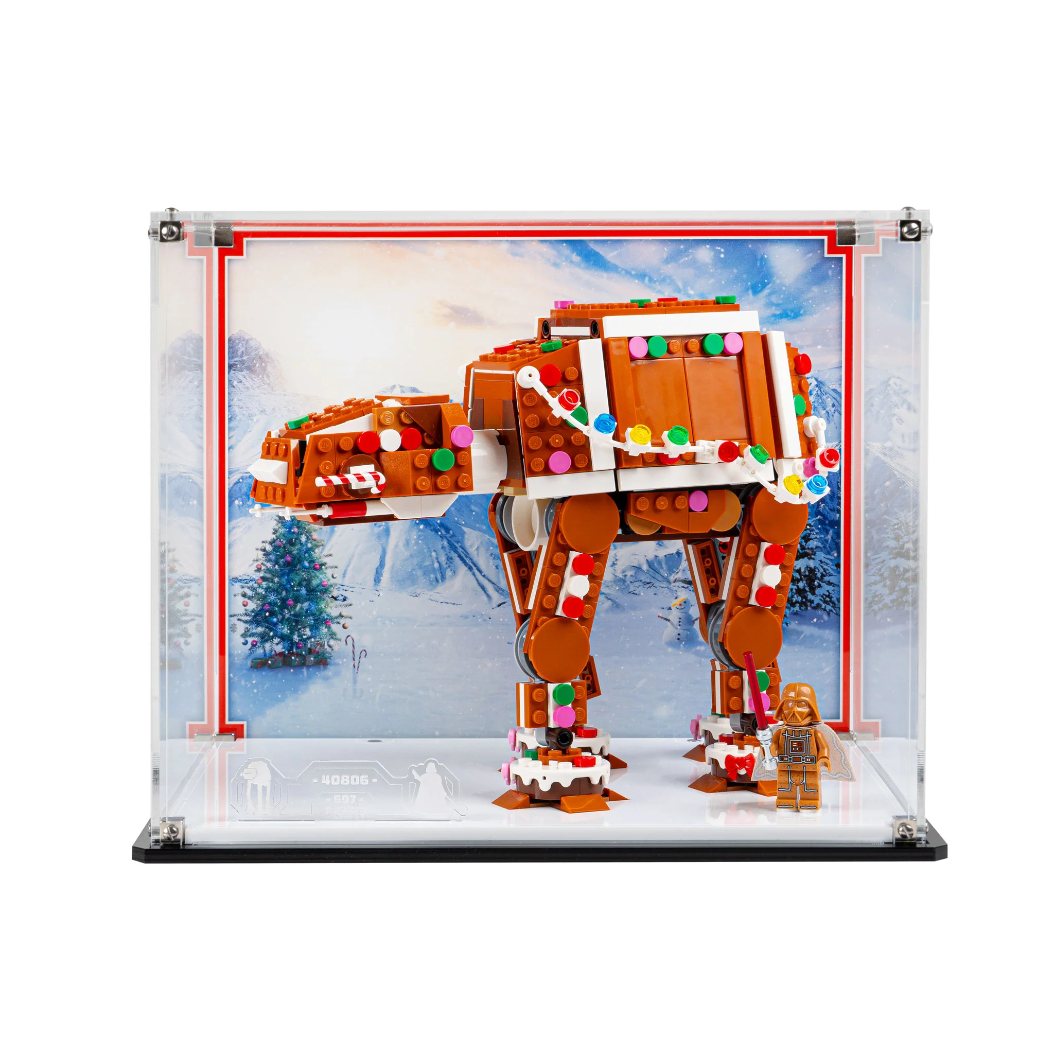 Display Case for LEGO® Star Wars: Gingerbread AT-AT™ Walker (40806) - Image 13