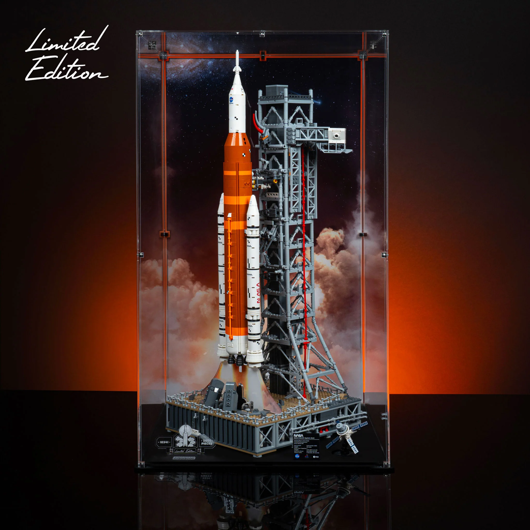 Limited Edition Display Case for LEGO Icons NASA Artemis Space Launch System (10341) - Image 2