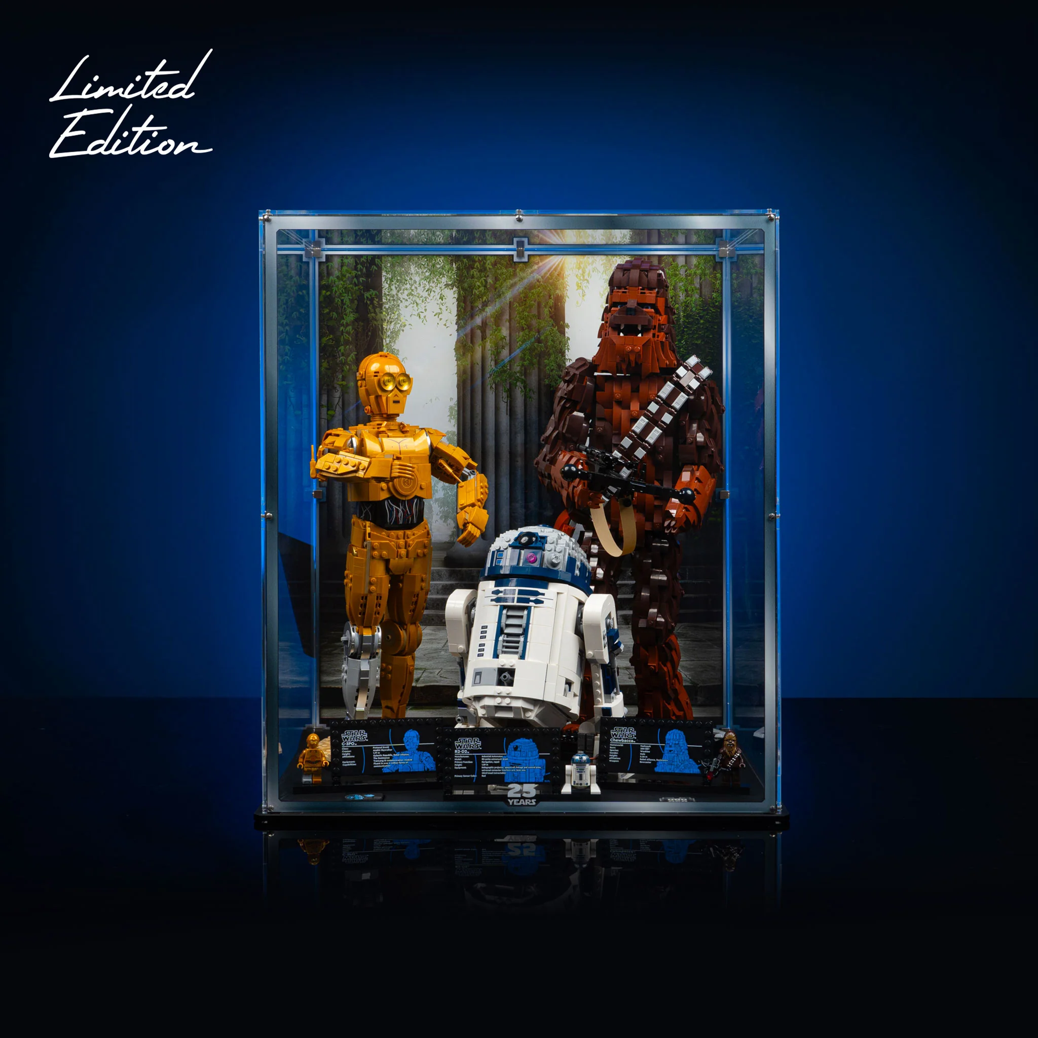 Limited Edition Display Case for LEGO® Star Wars⢠Chewbacca, C-3PO and R2-D2 (75371, 75398, 75379) - Image 2