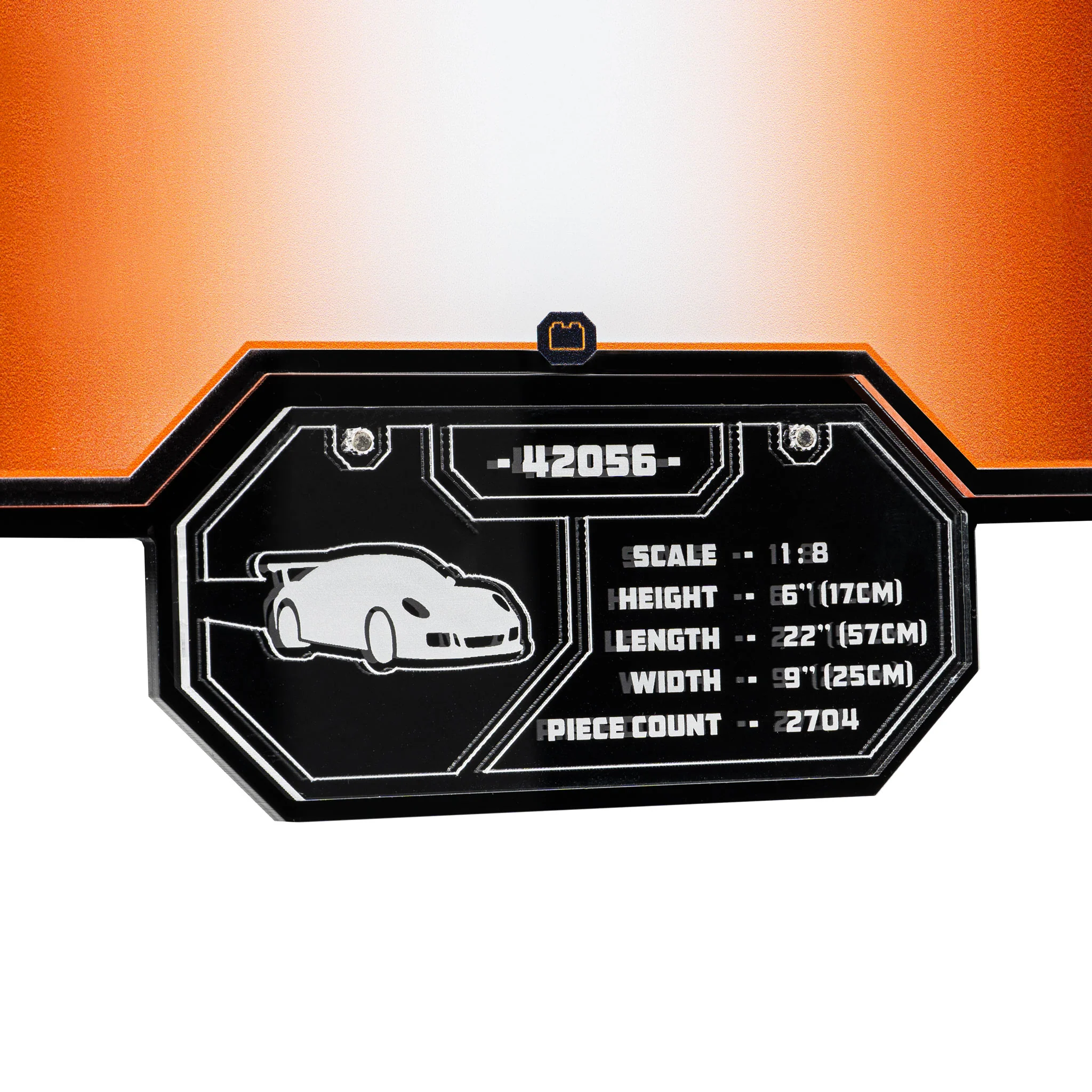 Wall Mounted Display Stand for LEGO® Technic⢠Porsche 911 GT3 RS (42056) - Image 5